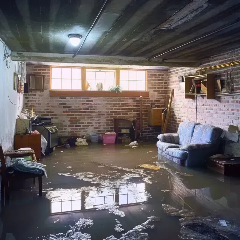 Flooded Basement Cleanup in Corunna, MI